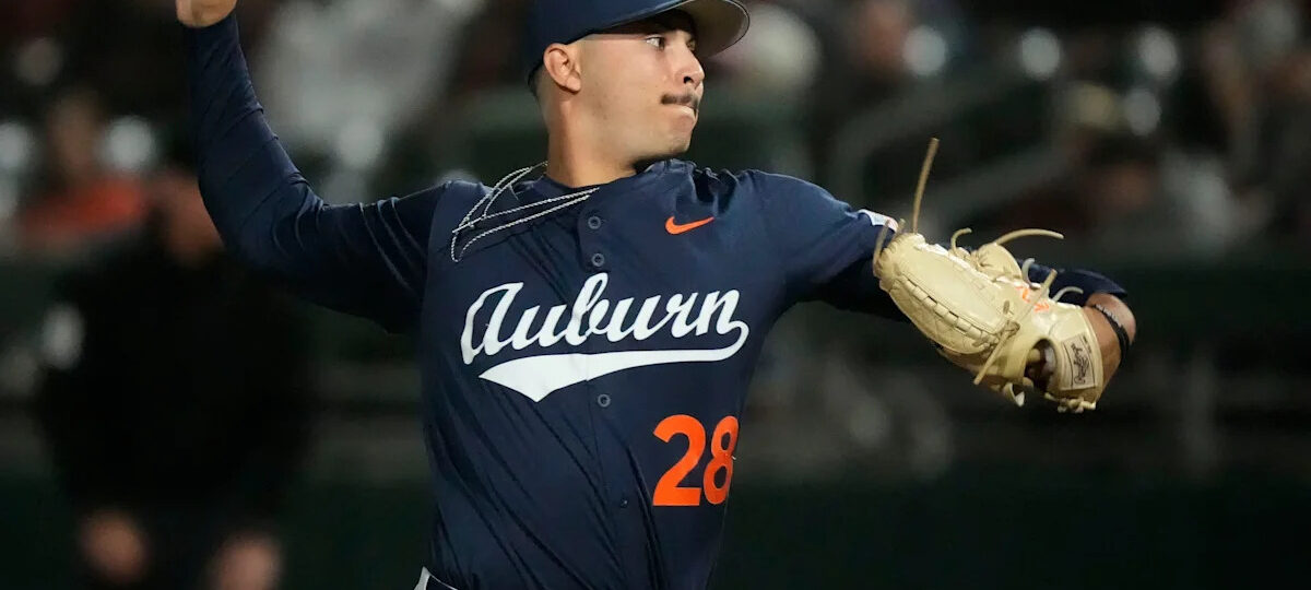 Auburn RHP Ryan Hetzler selected by the Angels in the 2026 MLB Draft