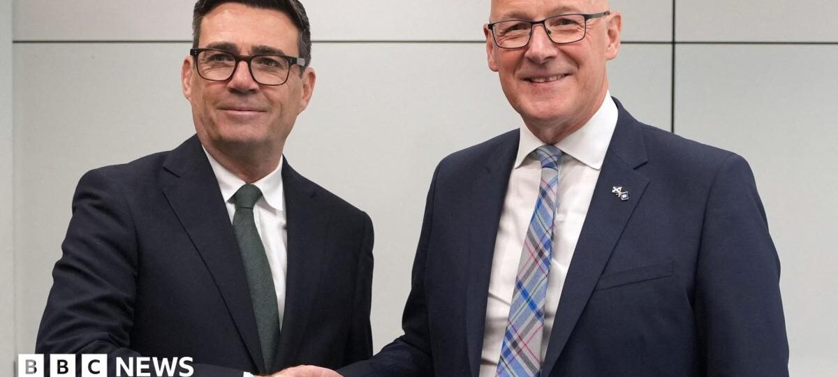 Burnham tells Swinney independence is 'off limits' at Glasgow Commonwealth Games meeting