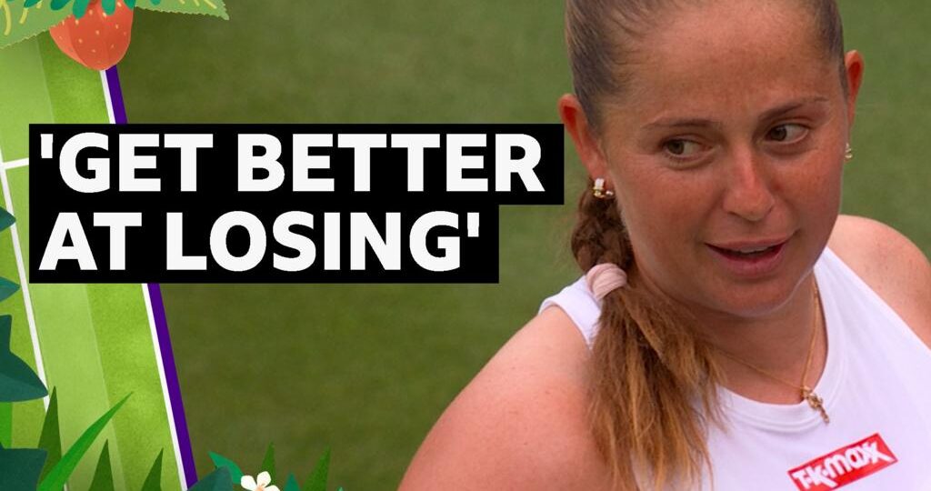 'Learn how to lose' - tempers flare in Wimbledon mixed doubles
