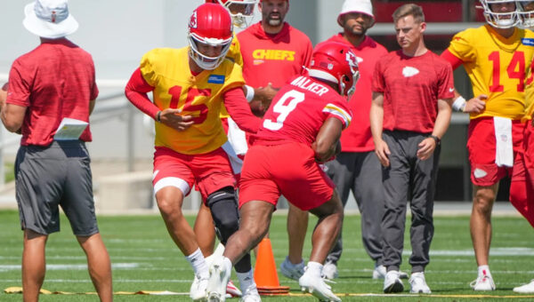 Patrick Mahomes turned rehab into a competition. No surprise he's winning