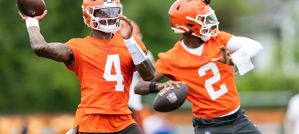 Las Vegas shows significant separation in Browns' QB1 battle