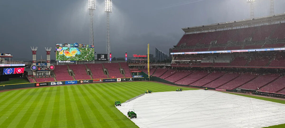 The Reds vs. Guardians game was rained out. What you need to know