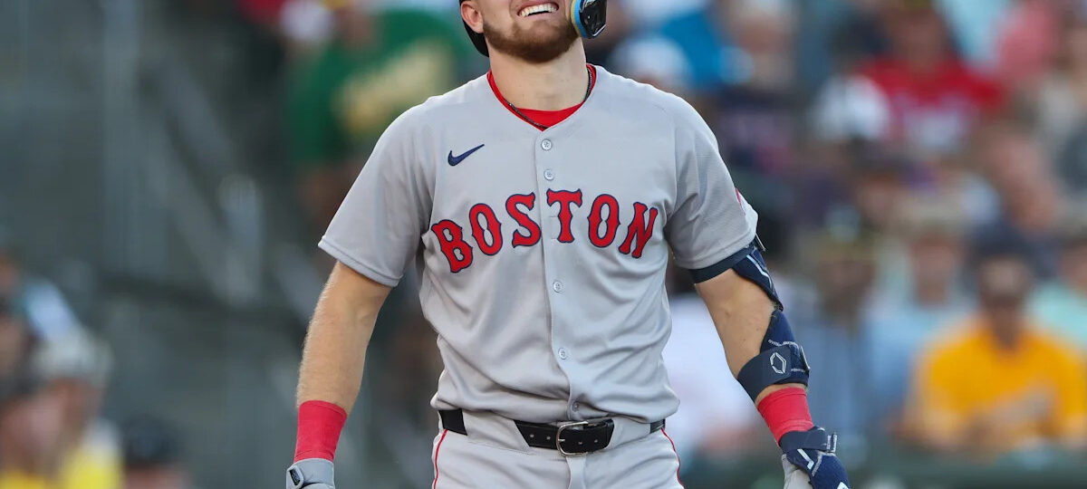 Curtis Mead leaves first start with Red Sox after trade early after being hit by pitch in win over Athletics
