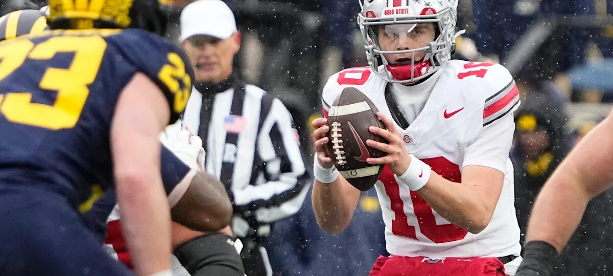 Joel Klatt names his top ten 2026 quarterbacks. Where is Julian Sayin?