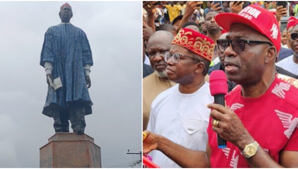 Soludo Unveils Chinua Achebe’s Statue, Pledges To Nurture Future Literary Icons