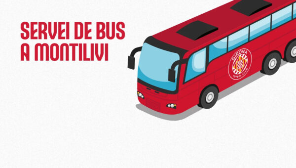 Girona FC maintains the bus service for match days at Montilivi