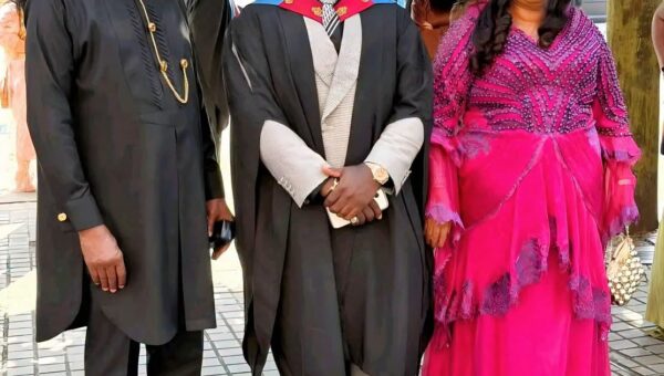 Jonathan Celebrates as Son Graduates from UK University