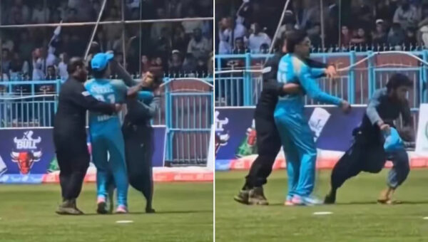 Fan on a mission: Pitch invader steals Rahmanullah Gurbaz’s cap mid-match and runs away – Watch
