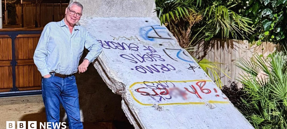 Berlin Wall in garden breaches planning rules