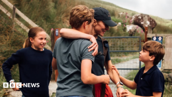 Catherine shares photos reuniting with family after Three Peaks Challenge