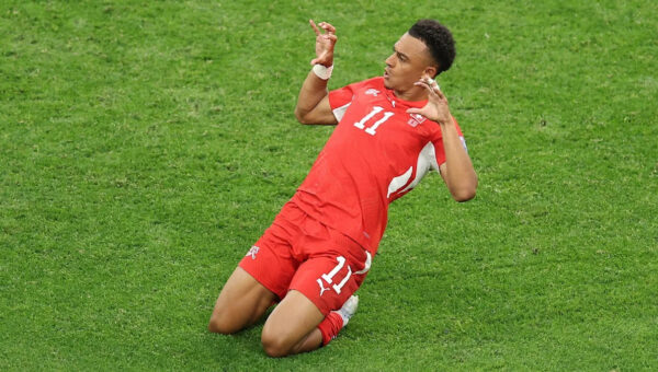 Watch as Switzerland double lead against Algeria in first minute of second half