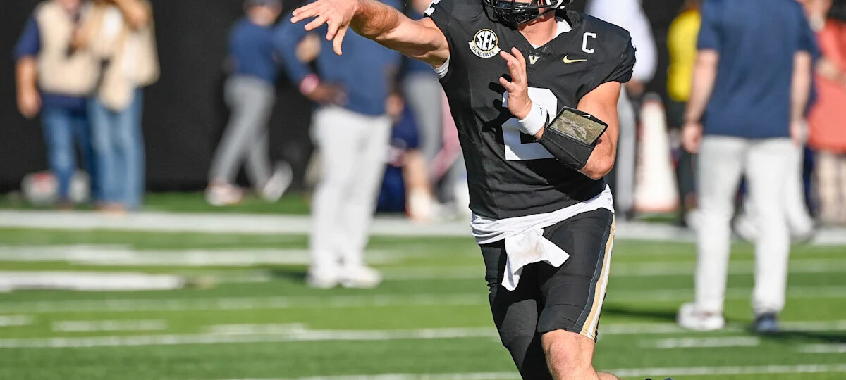 Ravens waiving former Vanderbilt QB Diego Pavia