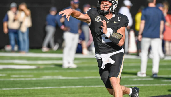 Ravens waiving former Vanderbilt QB Diego Pavia