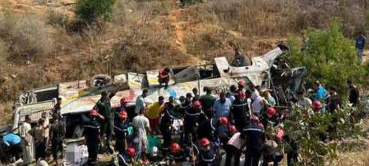 25 killed, 44 injured as passenger bus plunges into Ravine in Algeria