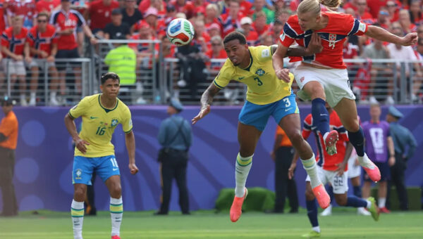 One Extraordinary Photo: Erling Haaland's header to help Norway advance