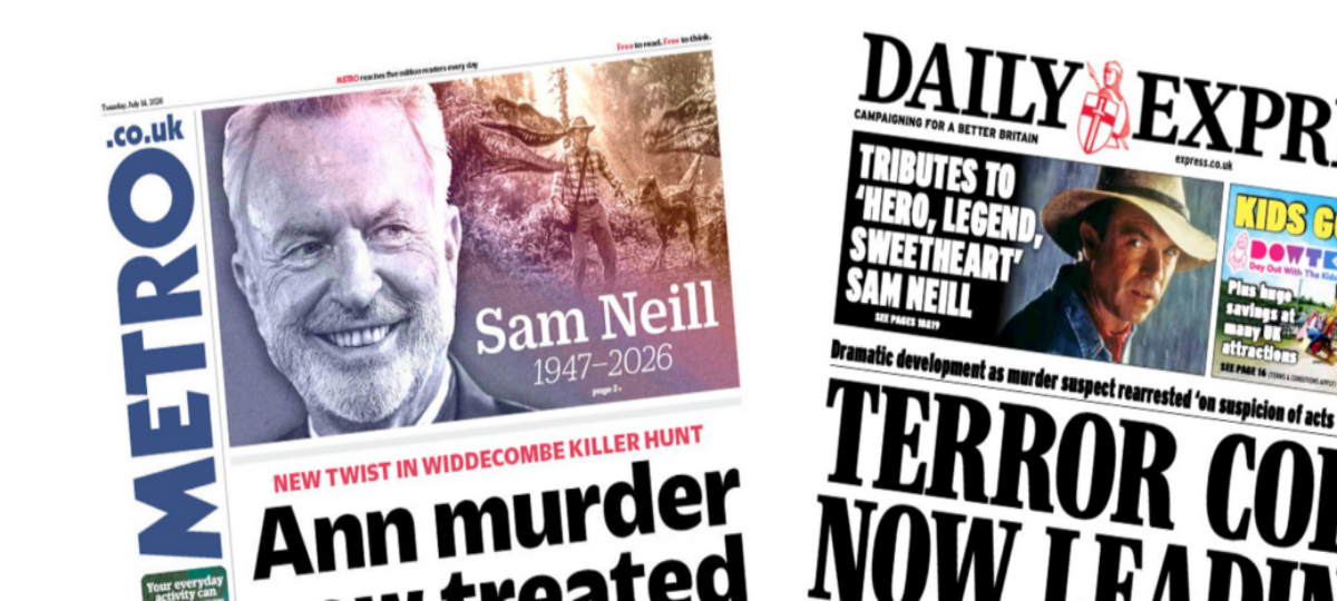 The Papers: 'New twist in killer hunt' and 'One of a kind Ann'