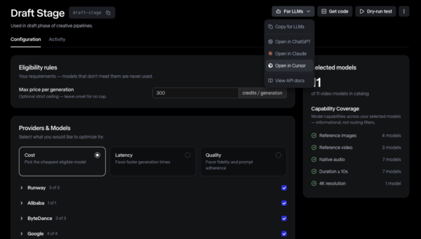 Runway launches AI model router as generative media gets crowded