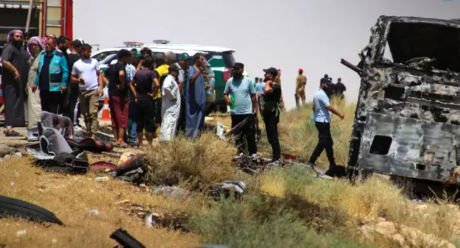 35 Killed In Syria Bus Collision