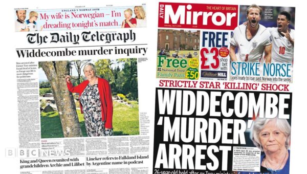 ‘Widdecombe murder inquiry’ and ‘Strike Norse’