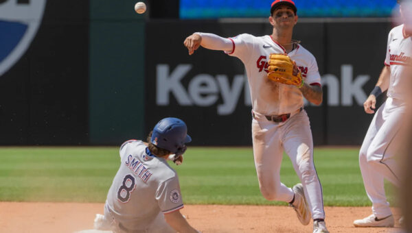 Fry and Hedges homer to power Guardians to a 9-4 victory over Rangers in series finale