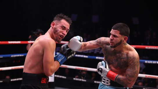 Edgar Berlanga wins by TKO at Zuffa Boxing 09 as referee steps in to save Butler in round 7