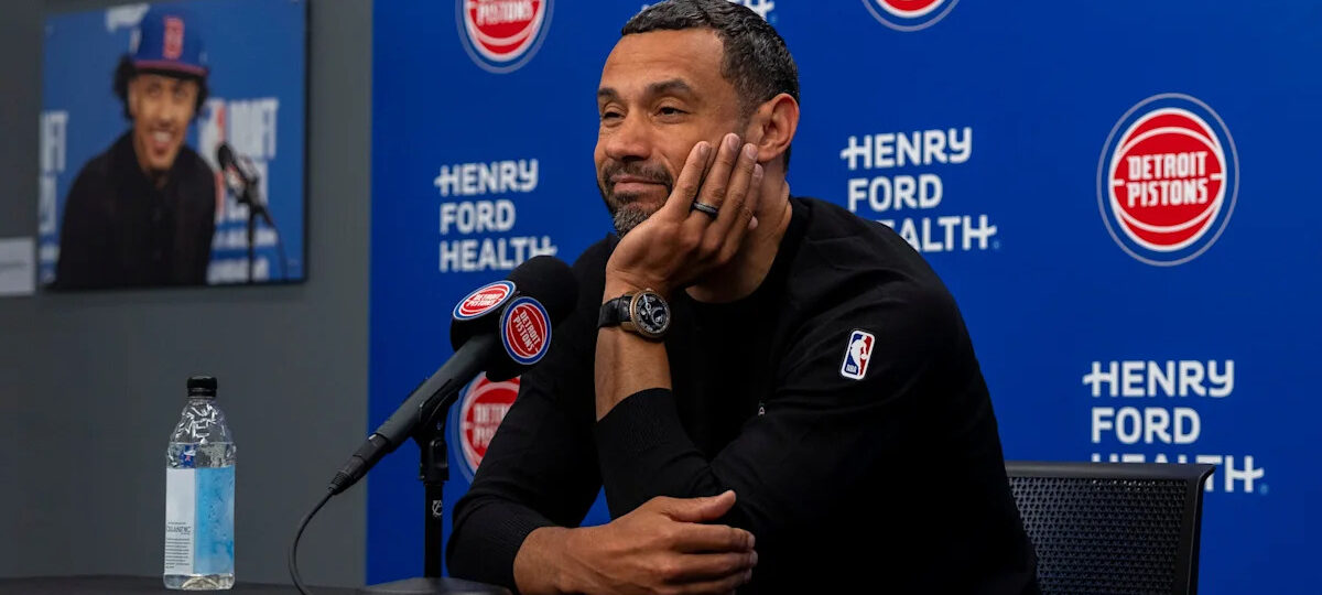 Trajan Langdon has a plan for Pistons, and he'll have to answer for it