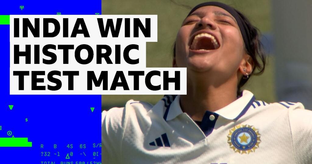 India complete historic Test victory