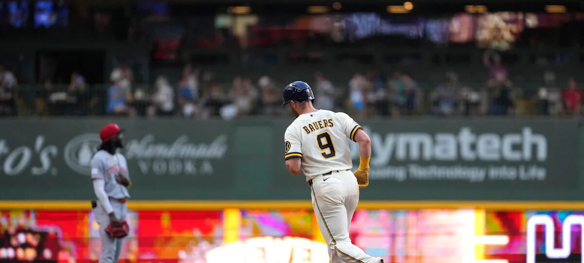Jake Bauers and Jackson Chourio homer in Brewers’ 7-2 victory over Reds