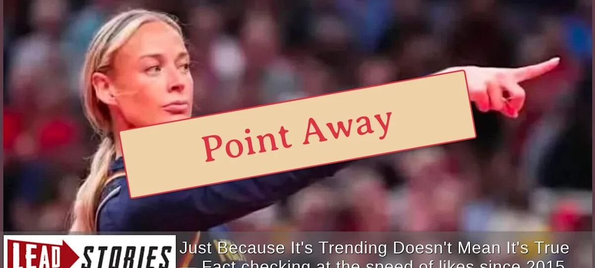 Fact Check: WNBA Did NOT Tell Sophie Cunningham She Can't Point Because It's Racially Derogatory