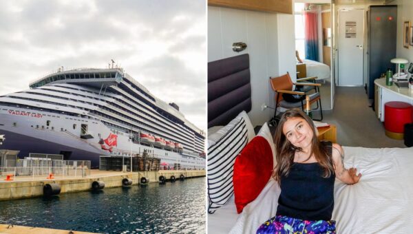 I booked a $5,910 balcony cabin on an adults-only cruise. The 225-square-foot cabin felt large and luxurious.