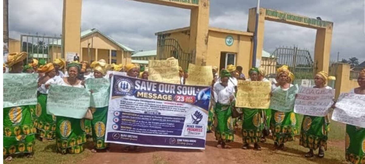 Imo women stage protest over alleged imposition of traditional ruler, PG by LG chairman
