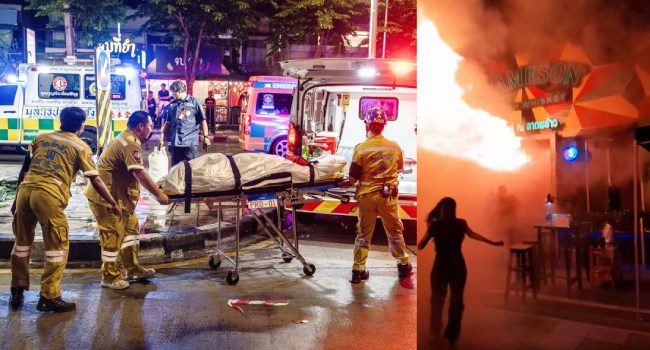 Thailand Probes Bangkok Bar Fire That Killed 27