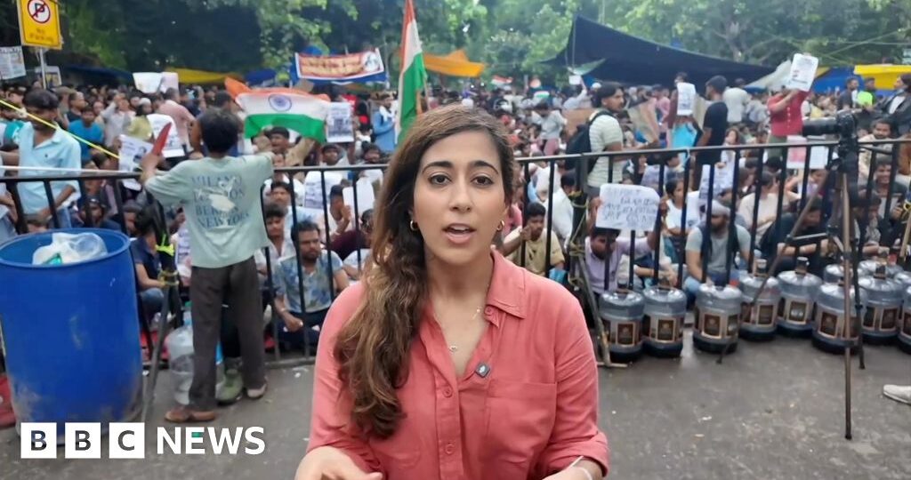 'Momentum is still there': BBC at India's 'cockroach' protest