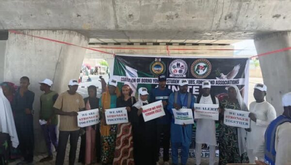 Insecurity: Borno youths protest, demand stronger action against terrorism