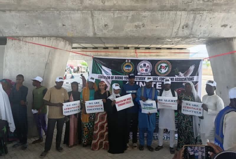 Insecurity: Borno youths protest, demand stronger action against terrorism