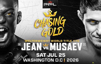 Jean vs. Musaev Start Time, Full Fight Card