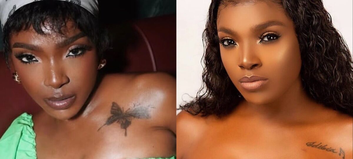 Annie Macaulay covers tattoo of 2Baba’s name with butterfly