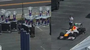 F1 race cars, burnouts and high speeds coming to Atlanta street for Red Bull Showrun