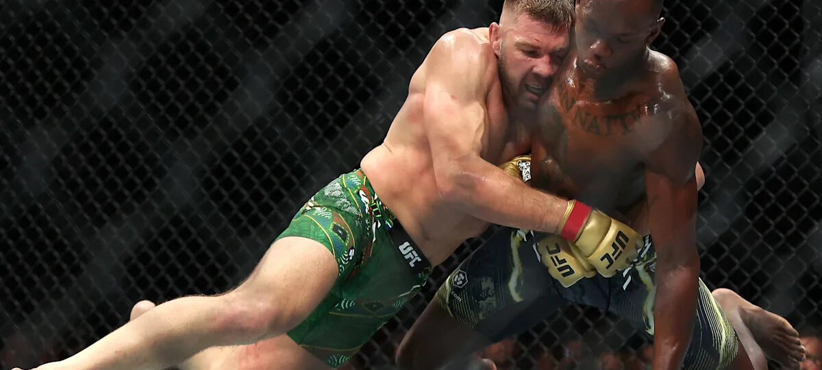 UFC OKC full fight: Dricus Du Plessis submits Israel Adesanya