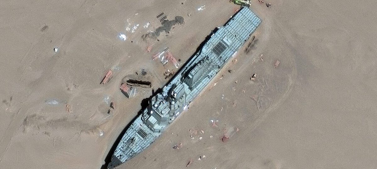 China built full-size models of US warships and aircraft to hone its missiles