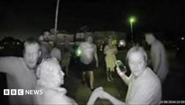 Doorbell camera helps neighbours pull woman from fire