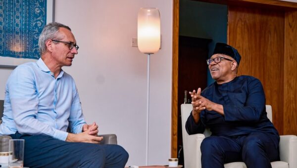 Peter Obi meets Swiss Ambassador to Nigeria, reveals discussion details
