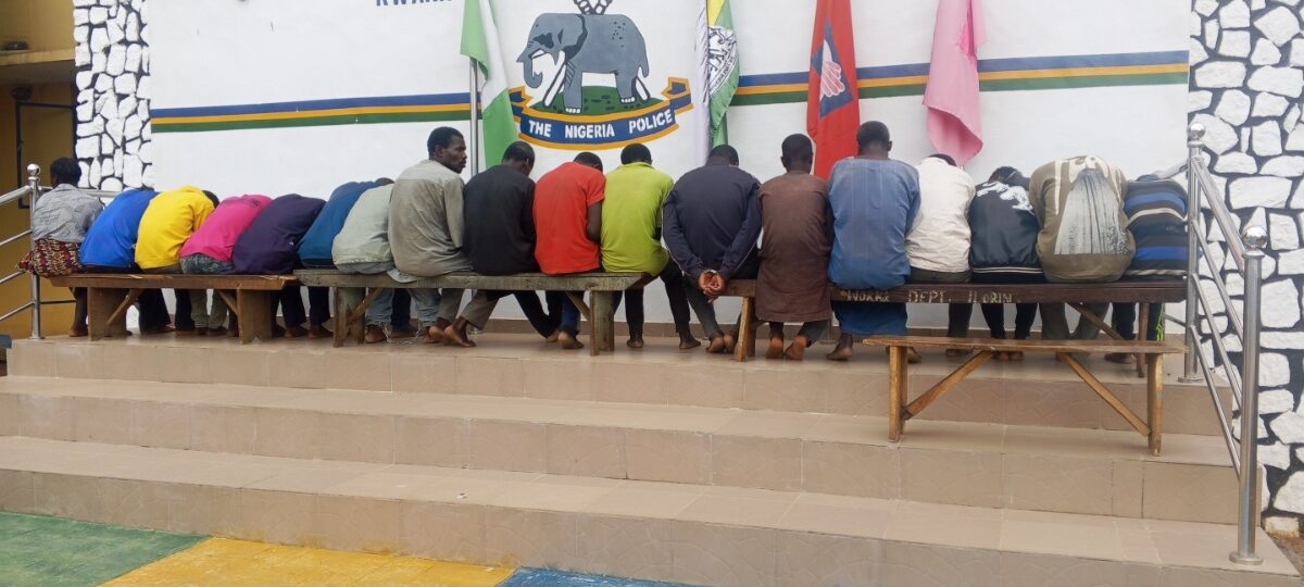 Kwara: Sixteen suspects in police custody for various alleged crimes