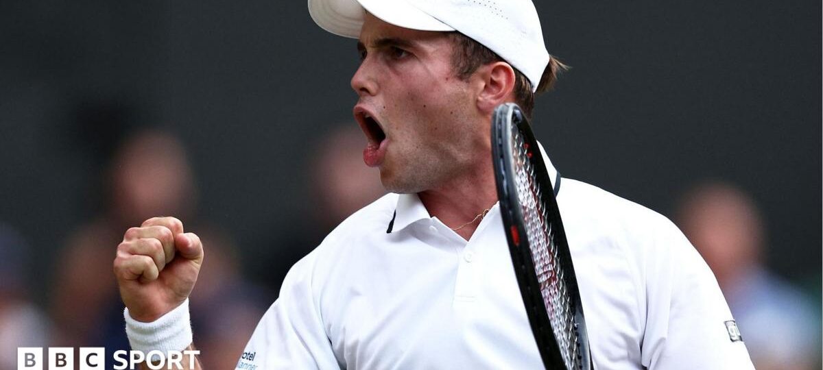 Britain’s Arthur Fery reaches Wimbledon quarter-finals in history-making match