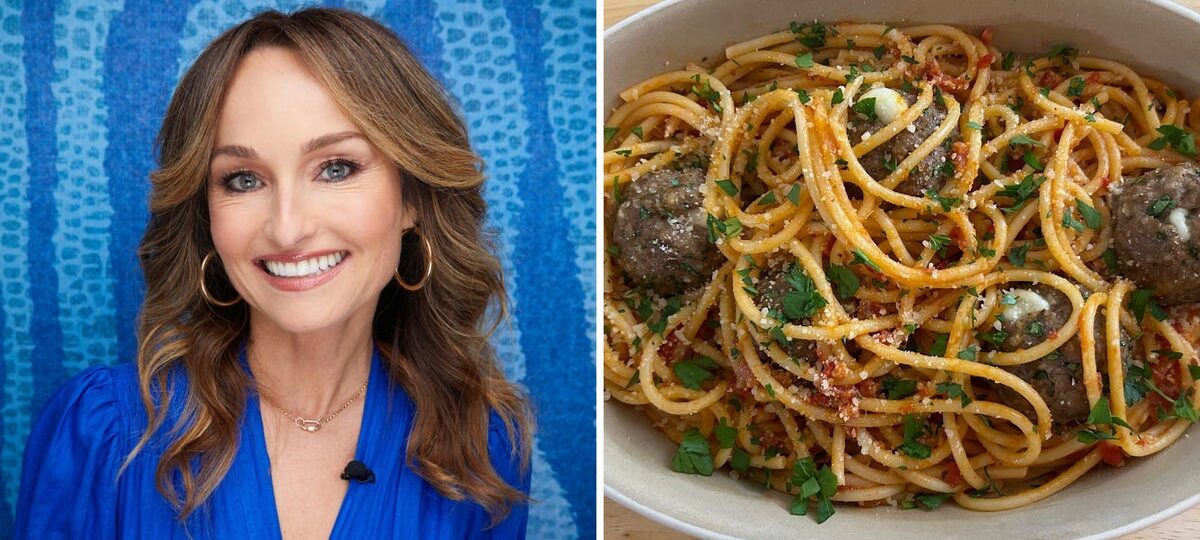 I tried Giada De Laurentiis' 30-minute pasta dish. My family couldn't get enough of the meatballs stuffed with cheese.