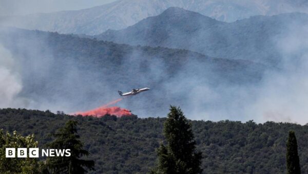 Wildfire in southern France forces evacuation of 10,000 people