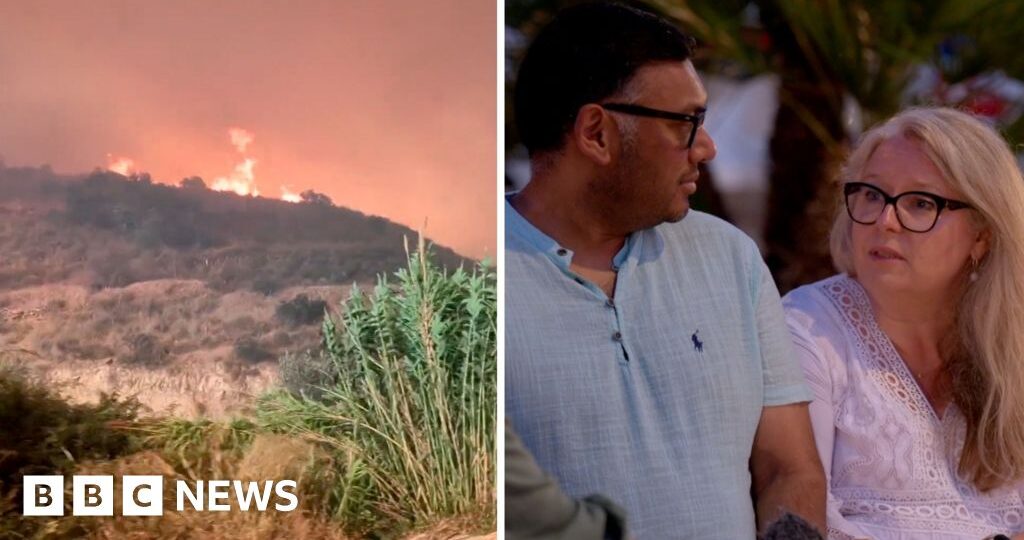 Watch: 'We escaped Spanish wildfire, but our friends lost their lives'