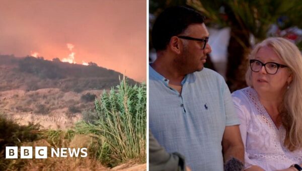 Watch: 'We escaped Spanish wildfire, but our friends lost their lives'