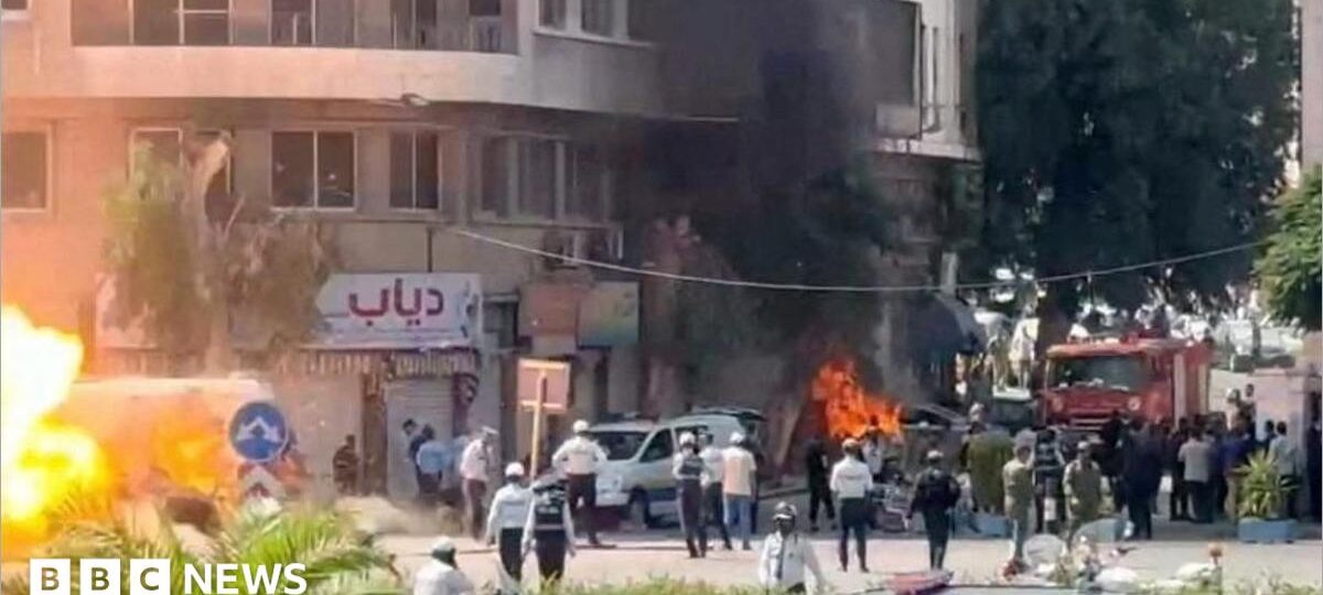 Macron safe after explosions in Syrian capital during French president’s visit