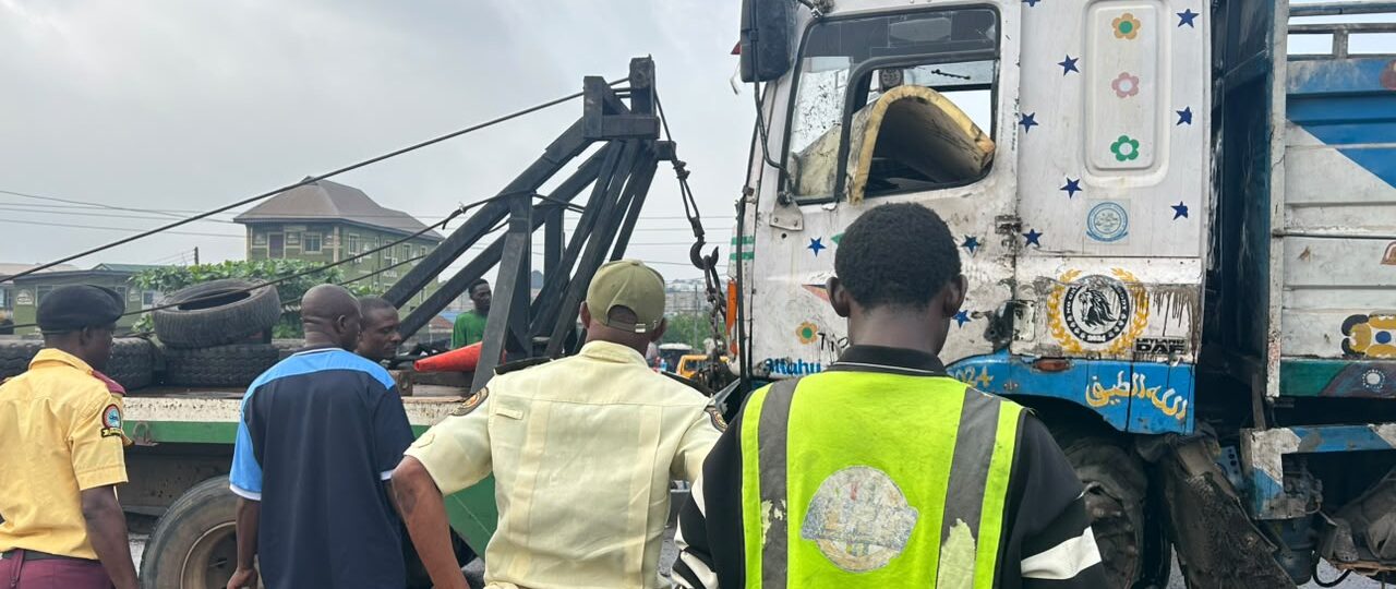 One dead, two injured as truck overturns on Kara bridge in Lagos